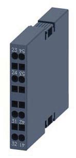 SIEM 3RH2911-2DE11 Elektronikger. Hilfsschalterbl., Seitlich, Stromb.:1S,1Oe