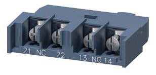 SIEM 3RV2901-4E Hilfsschalter querliegend, 1S+1Ö, für Leistungsschalter S00/S0