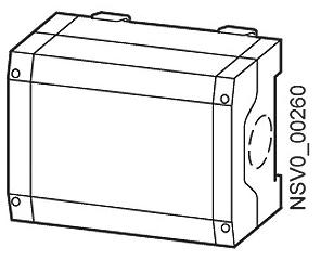 SIEM BVP:034285 BD01-GK1X/F Gerätekasten