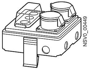 SIEM BD2-AK1/2CEE163S14 Abgangskasten 16A 2x1p D01 2x3p