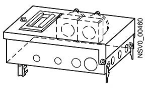 SIEM BD2-AK2X/2CEE165S14 Abgangskasten 16A 2xCEE516