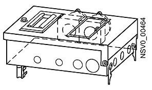 SIEM BD2-AK2M2/2CEE165A163 Abgangskasten 16A 2x3p.MCB 2x5p