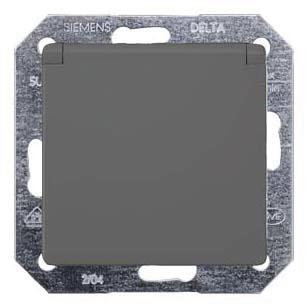 SIEM 5UB1927 DELTA i-system, carbonmetallic SCHUKO-St eckdos