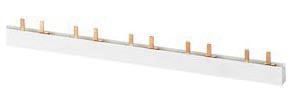 SIEM 5ST3735-1 Stiftsammelschiene, 2Phasig 10qmm, 56Te, Isolation grau Schneidba