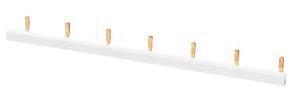 SIEM 5ST3764-1 Stiftsammelschiene, 1Phasig 10qmm, 54Te, Isolation grau Schneidba
