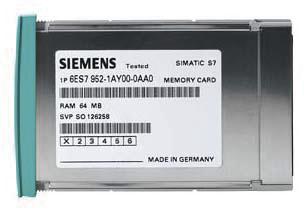 SIEM 6ES7952-0KH00-0AA0 Memory Card f.S7-400, lang, 5V Flash-EPROM, 256 KByte