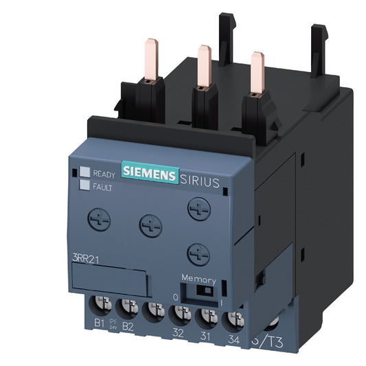 SIEM 3RR2142-1AW30 Überwachungsrelais anbaubar an Schütz 3RT2, Baugr. S00 basic,