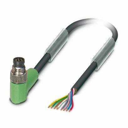 PHO SAC-8P-M 8MR/ 1,5-PUR Sensor-/Aktor-Kabel 8p PVC sw L:1,5m