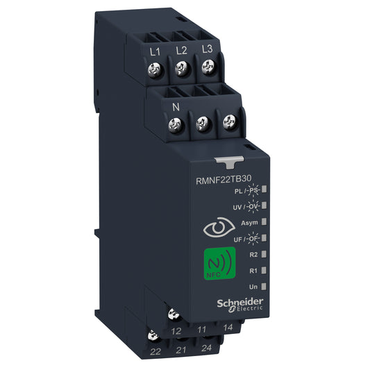 SE RMNF22TB30 Netzüberwachung multifunktional, 208-480 VAC, Einstellung mit Smar