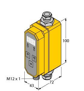 TURC FTCI-3/8D10A4P-2UP8X-H1141 Durchflussmessung,Inline-Sensor mit integrierter