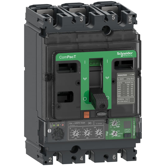 SE C16F34V160 Kompaktleistungsschalter ComPacT NSX160F mit Micrologic 4.2 57-160