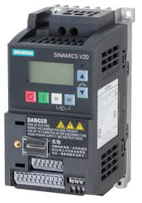 SIEM 6SL3210-5BB11-2BV1 SINAMICS V20 1AC200-240V-10/+10% 47-63Hz Nennleistung 0,