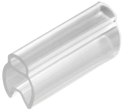 WEI TM 206/20 V0 Leitermarkierer, LxB: 20 x 18 mm, PVC, t ransparent