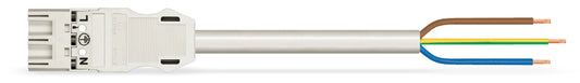 WAGO 771-9993/207-102 Anschlussleitung weiss 3x2,5qmm L=1m
