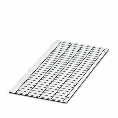 PHO GPE 20X7WH Kunststoffschilderplatte 20x7mm ws