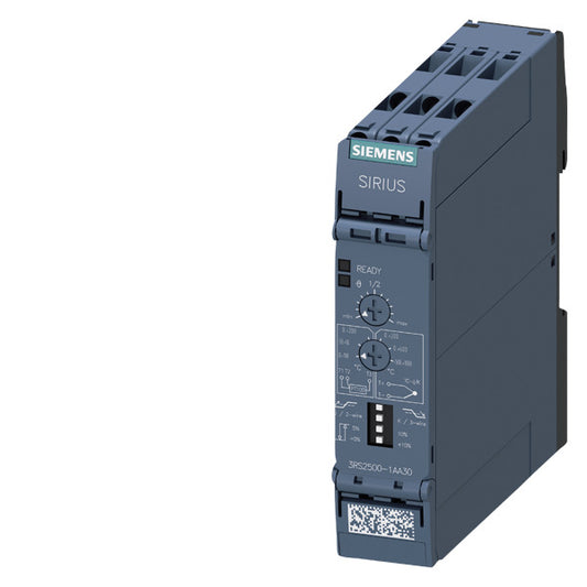 SIEM 3RS2500-1AA30 Temperaturüberwachungsrelais PT100, Thermoelement J, K 1 Schw