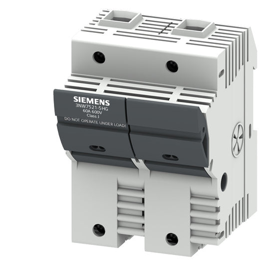 SIEM 3NW7521-5HG SENTRON, Sicherungshalter, Class J, 2-polig, In: 60 A, Un AC: 6