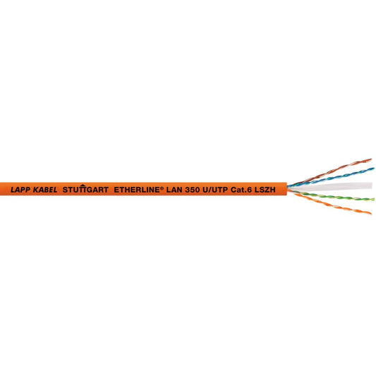 LAPP ETHERLINE LAN Cat.6 U/UTP 4x2xAWG24 LSZH Datenübertragungssysteme für ETHER