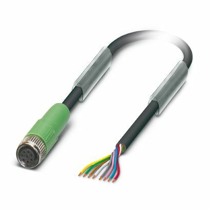 PHO SAC-8P-10,0-PUR/M 8FS Sensor-/Aktor-Kabel 8p PVC sw L:10m