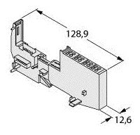 TURC BL20-P4T-SBBC BL20 Basismodul Zugfederanschlusstechnik