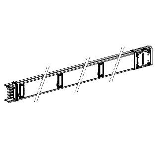 SE KSA100ED4306 Schienenkasten gerade 100A 6 Abgänge 3m