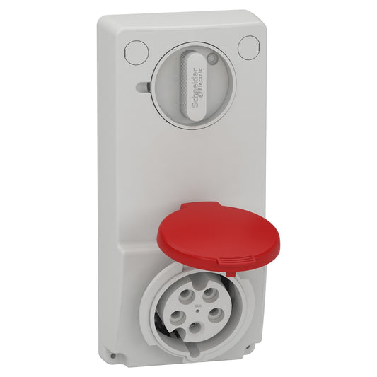 SE 82036 Anbausteckdose Verrieg. Ip44 16A 400V 5P