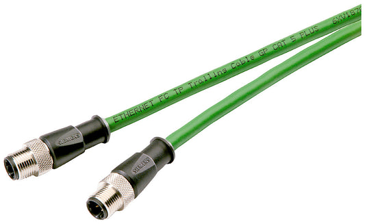 SIEM 6XV1870-8AN20 IE Cable M12-180/M12-180 2 x 2, M12-Stecker (D-kodiert), CAT5