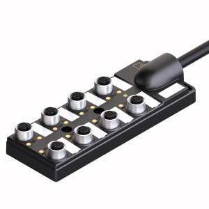 TURC TB-8M12-5P3-10/TXL Passiver Aktuator-/Sensor-Verteiler M12 x 1 8-fach