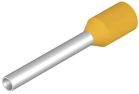 WEI H1,0/18 GE Aderendhülse, 1 qmm, 12 mm, Farbcode: Weidmüller, gelb