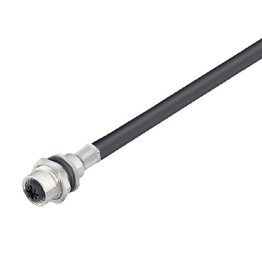 WEI SAIE-M12B-5S0.5U HW Einbaustecker, M12, PG 9, Polzahl: 5, 0,5 m
