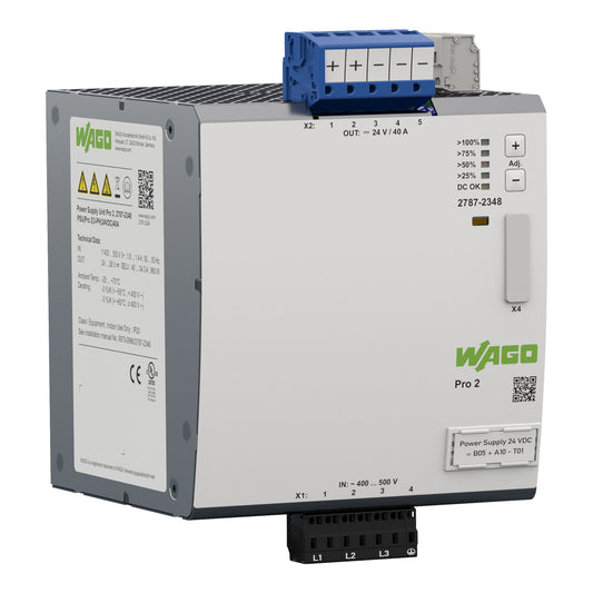 WAGO 2787-2348 Stromversorgung, Pro 2, 3-phasig, Ausgangsspannung DC 24 V