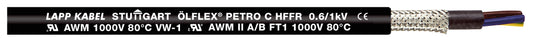 LAPP ÖLFLEX PETRO C HFFR 5G50 BK ÖLFLEX PETRO C HFFR 5G50 BK
