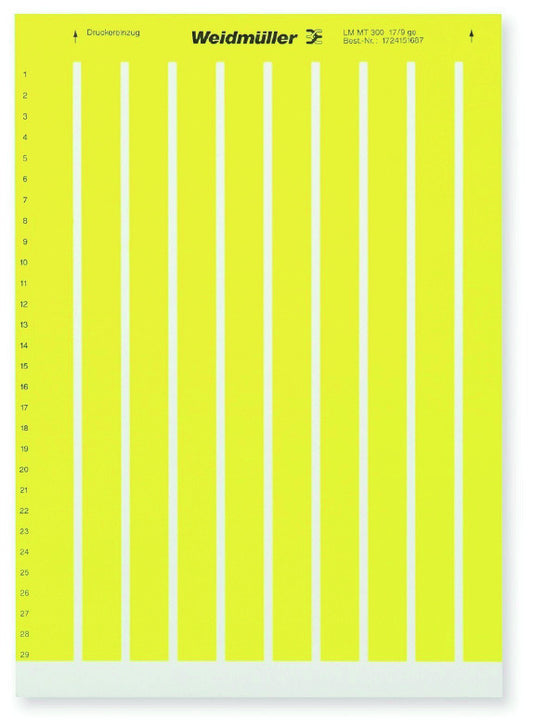 WEI LMMT 300 17/9 GE Klebeetikett 17x9mm