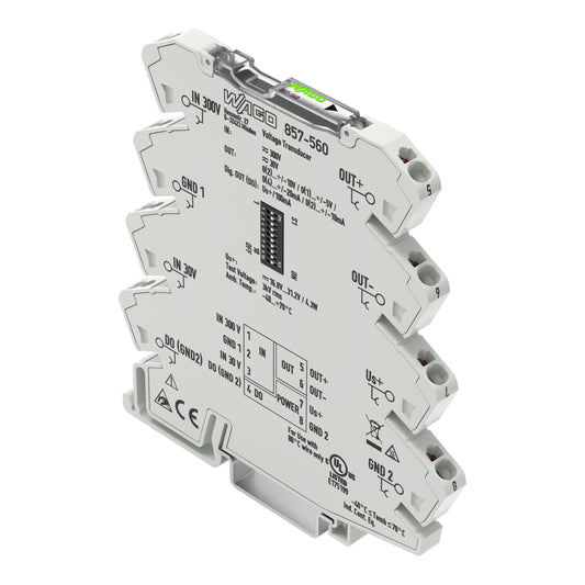 WAGO 857-560 JUMPFLEX Spannungsmessumformer konfigurierbar mit Digitalausgang