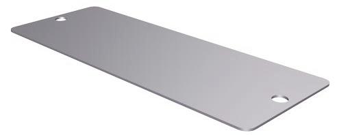 WEI CC-M 27/70 2X3 ST Gerätemarkierer, MetalliCard, 27 x 70 mm, Edelstahl, Farbe