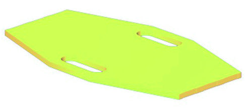 WEI SFX 9/24 MM GE SlimFix, Leiter- und Kabelmarkierer, 24 x 9mm, gelb