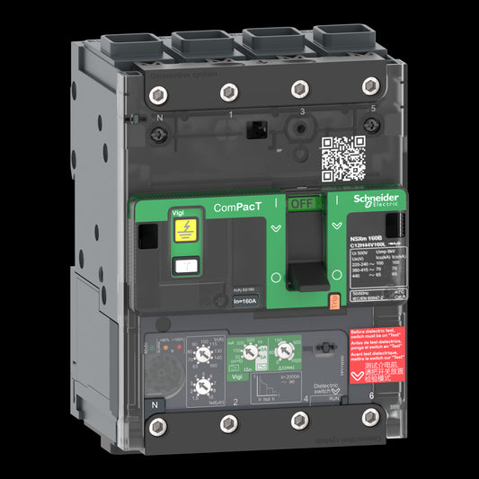 SE C11H44V100L Kompaktleistungsschalter mit Differenz- stromschutz ComPacT NSXm