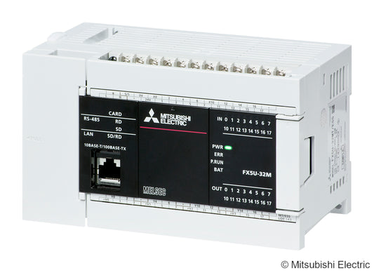 MIT FX5U-32MT/ESS SPS FX5U CPU AC100-240V,16 Eingänge DC24V,16xTrans,3xAnalog,Et