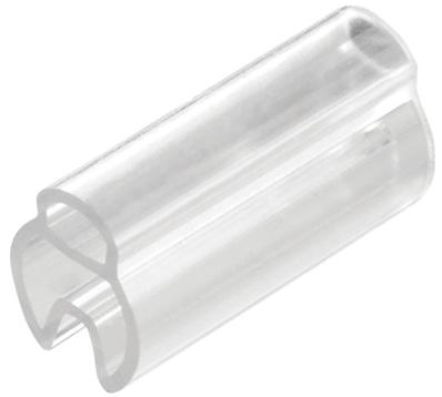 WEI TM 205/18 V0 Leitermarkierer, LxB: 18 x 14 mm, PVC, transparent