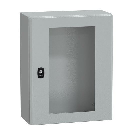 SE NSYS3D5420T Wandschrank, HxBxT=500x400x200mm, Tür transparent, RAL7035