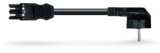 WAGO 771-9993/306-101 Anschlussleitung schwarz 3x1,5qmm L=1m