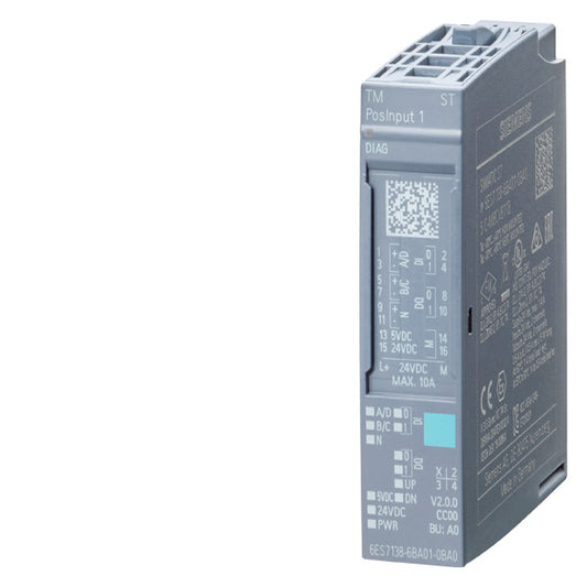 SIEM 6ES7138-6BA01-2BA0 SIMATIC ET 200SP TM PosInput 1 1 MHz