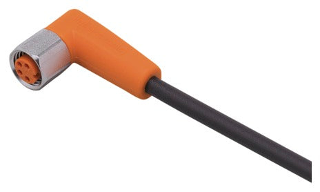 IFM EVM033 Kabeldose abgewinkelt M8 4-polig AC/DC silikon/-halogenfrei, Kontakte