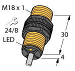 TURC BI5-P18-Y1X/S97 Induktiver Sensor mit erweitertem Temperaturbereich KEMA 02