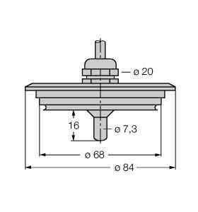 TURC FCS-68A4-NA/D003 Strömungssensor Eintauchsensor ohne integrierte Auswerteel