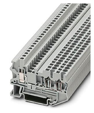 PHO STU 2,5-TWIN Dreileiter-Zugfederklemme 2,5qmm gr