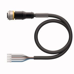 TURC RKC4.5T-10/TXL Sensor-/Aktorltg. PUR 5 adrig 10M M12 BU ger 5pol. 5 pol.