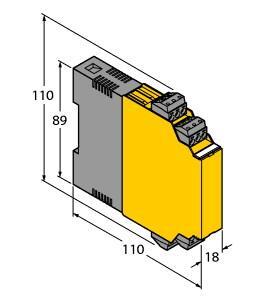 TURC IM33-22-HI/24VDC HART-Messumformer-Speisetrenner 2-kanalig