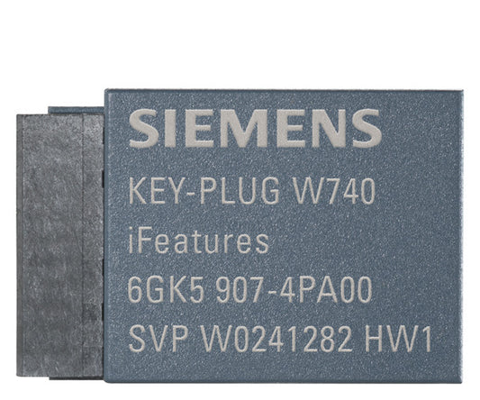SIEM 6GK5907-4PA00 Key-Plug W740, Wechselmedium zum Freischalten von Ifeatures f