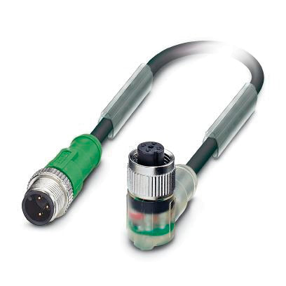 PHO SAC-3P-M12MS/0,3-PUR/M12FR-2LB Sensor-/Aktor-Kabel